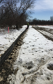 Silt Fence Installation