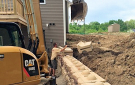 Redi Rock Retaining Wall