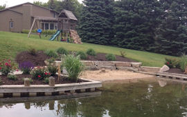 Seawall with Beach Sand